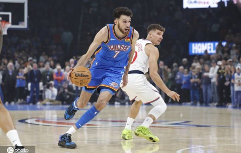 亚历山大32分伦纳德22分哈登缺阵 雷霆胜快船